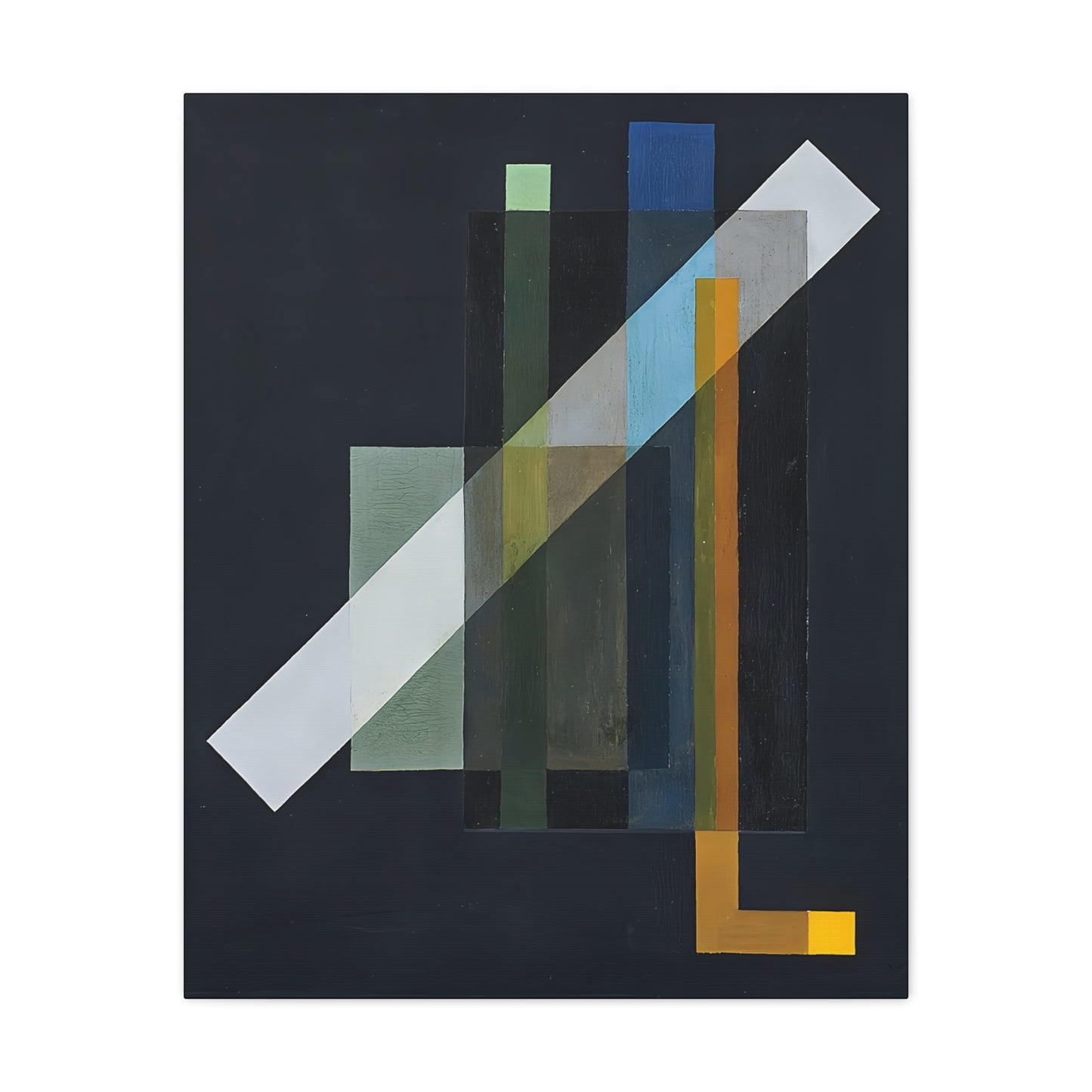 Construction (1924) by László Moholy-Nagy / Reproduction Fine Art sur Toile / Epaisseur 3.2 cm - 1.25 inch