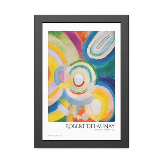 Disques Colorés (1913) by Robert Delaunay / Affiche Encadrée série ART's Collection
