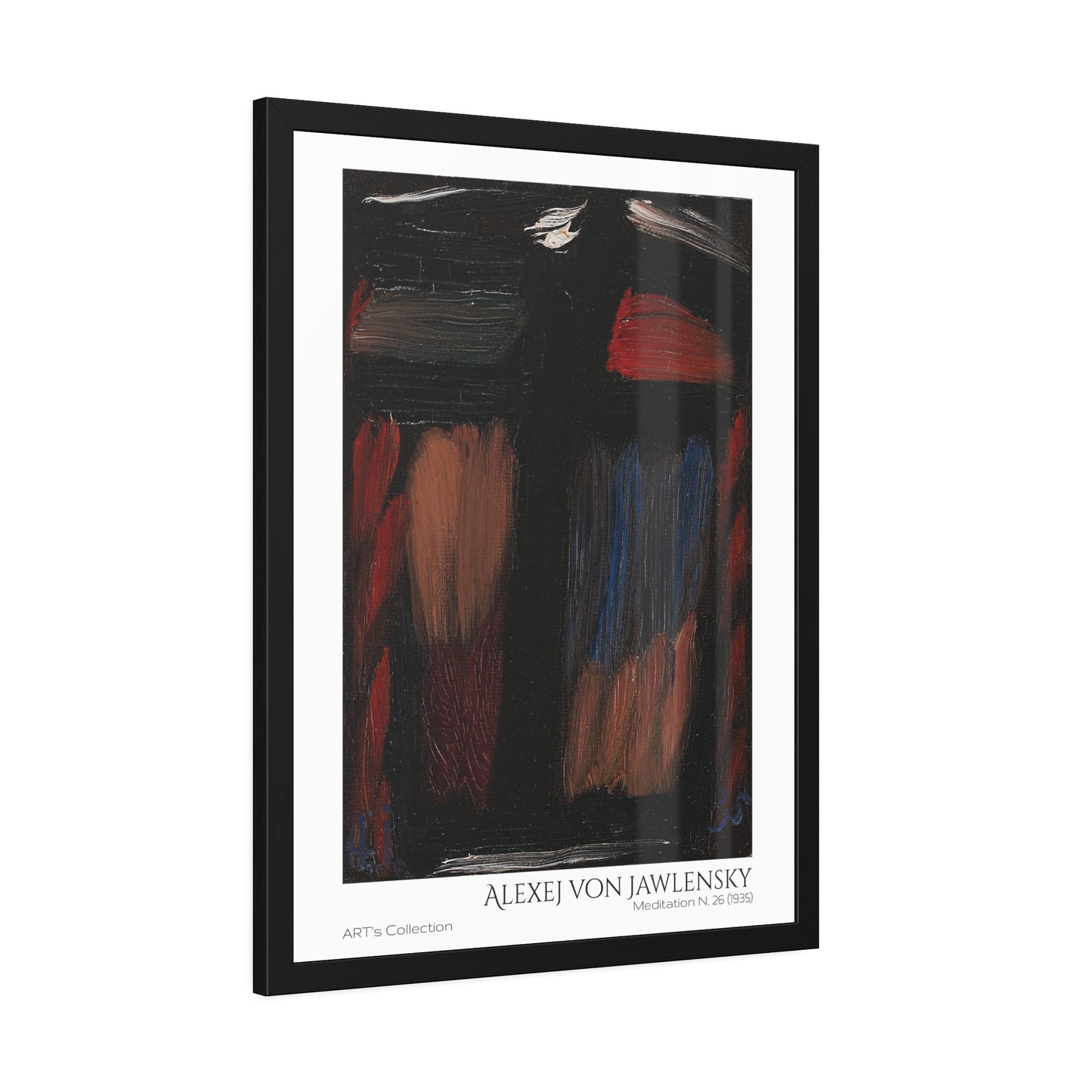 Meditation N. 26 (1935) by Alexej von Jawlensky / Affiche Encadrée série ART's Collection