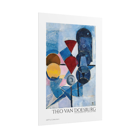 Composition II - Still Life (1916) by Theo van Doesburg / Affiche imprimée - Série ART's Collection