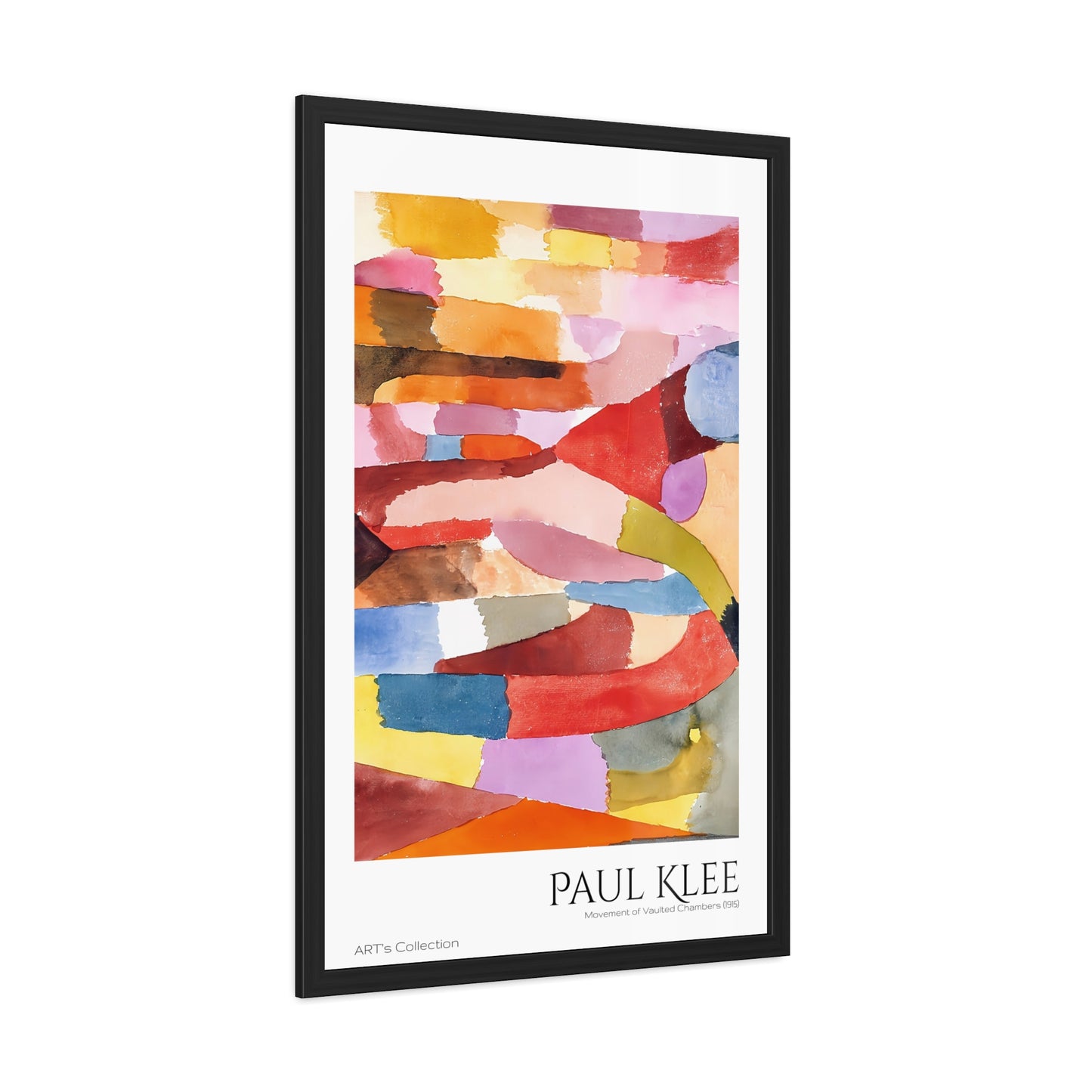 Movement of Vaulted Chambers (1915) by Paul Klee / Affiche Encadrée série ART's Collection