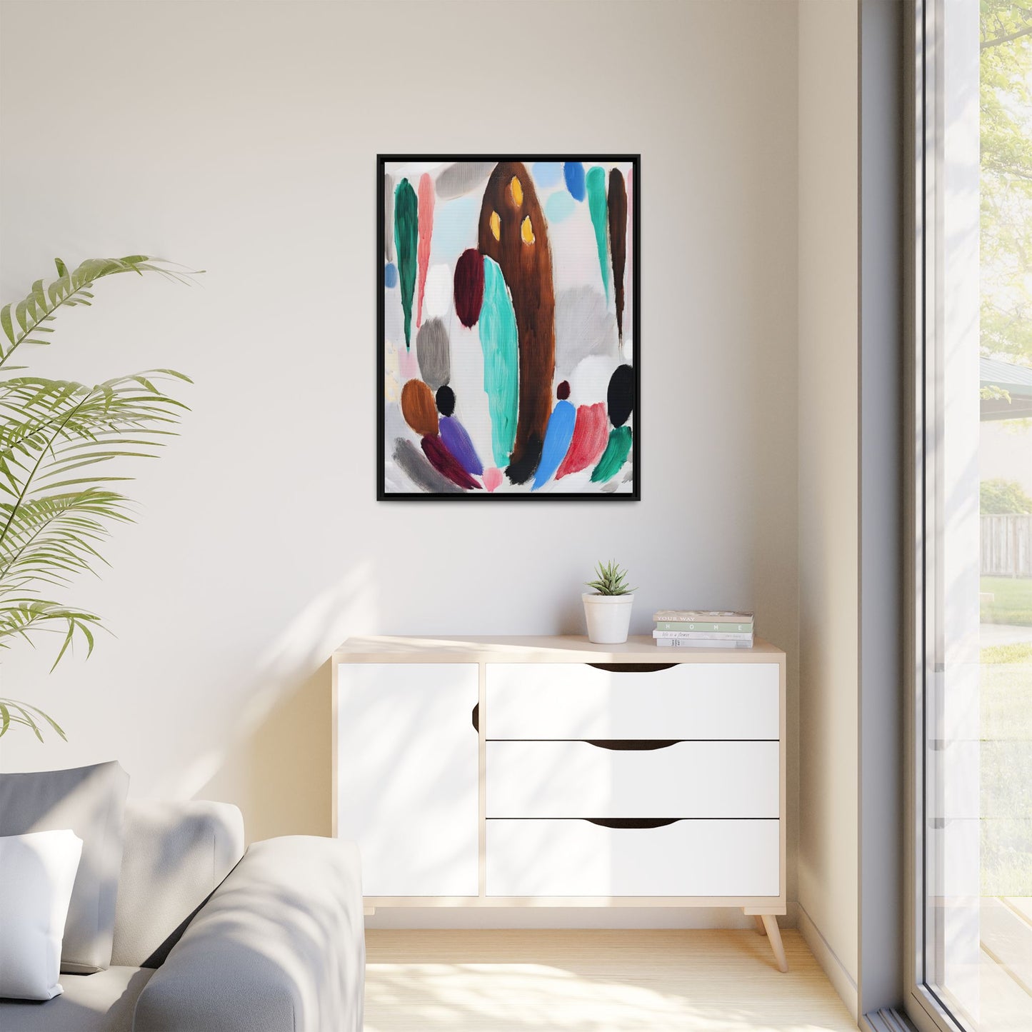 Ascona - Variation (Ca. 1919) by Alexej von Jawlensky / Toile encadrée sur caisse américaine