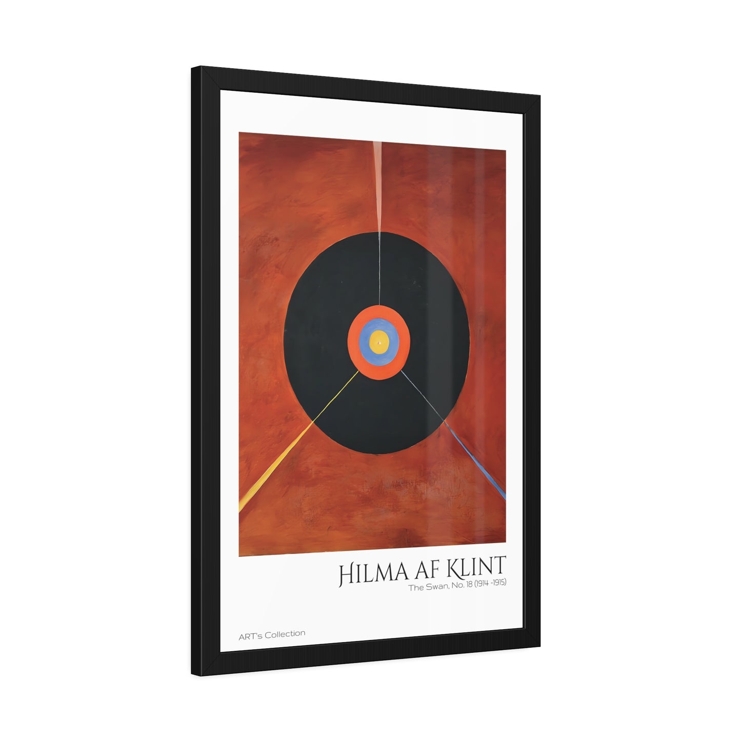 The Swan, No. 18 (1914 -1915) by Hilma af Klint / Affiche Encadrée série ART's Collection