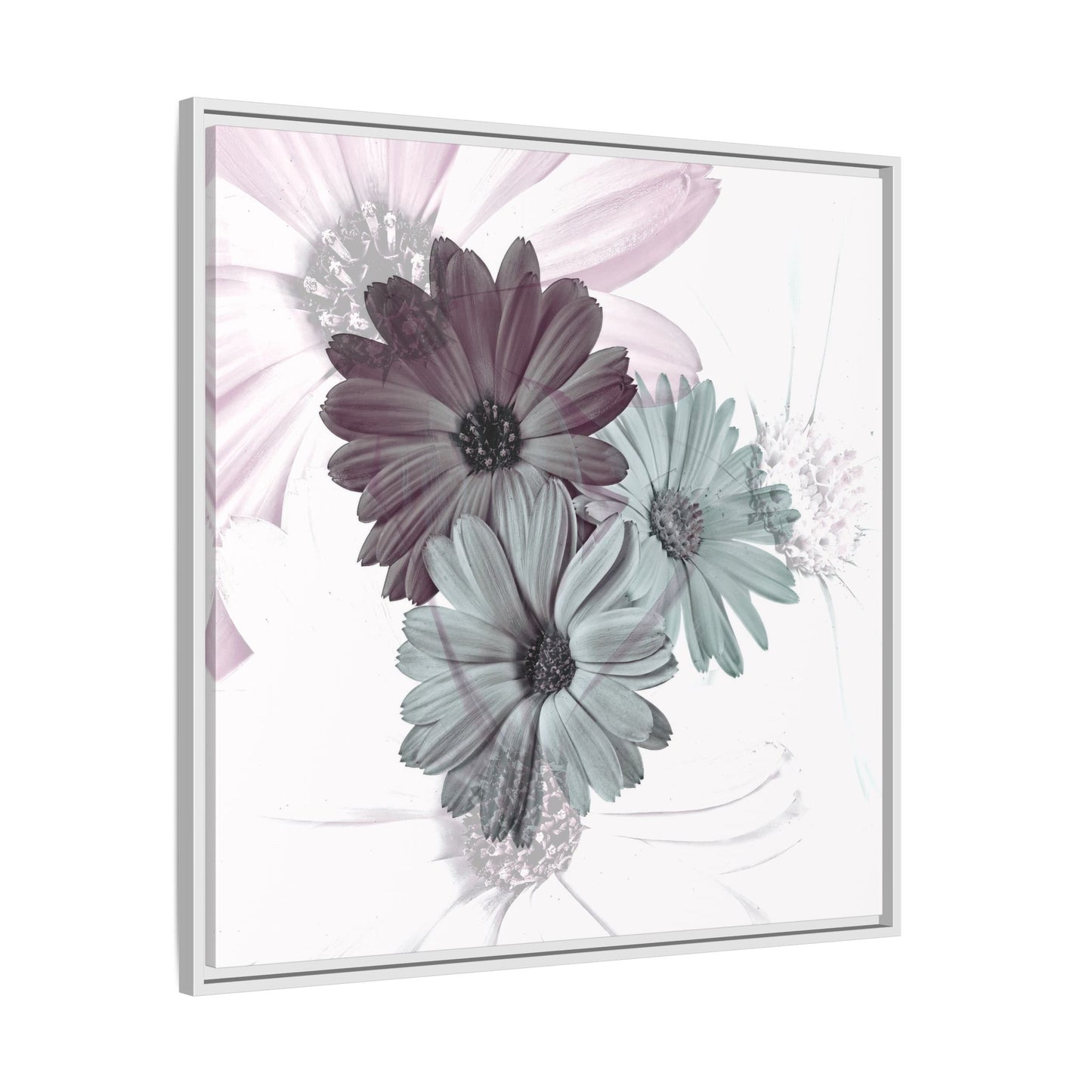 Collection Signature "FLORAL Numéro 15" sur Toile encadrée avec caisse américaine