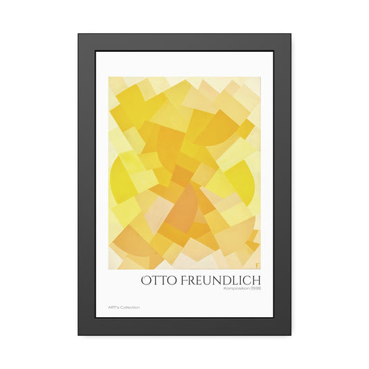 Komposition (1938) by Otto Freundlich / Affiche Encadrée série ART's Collection