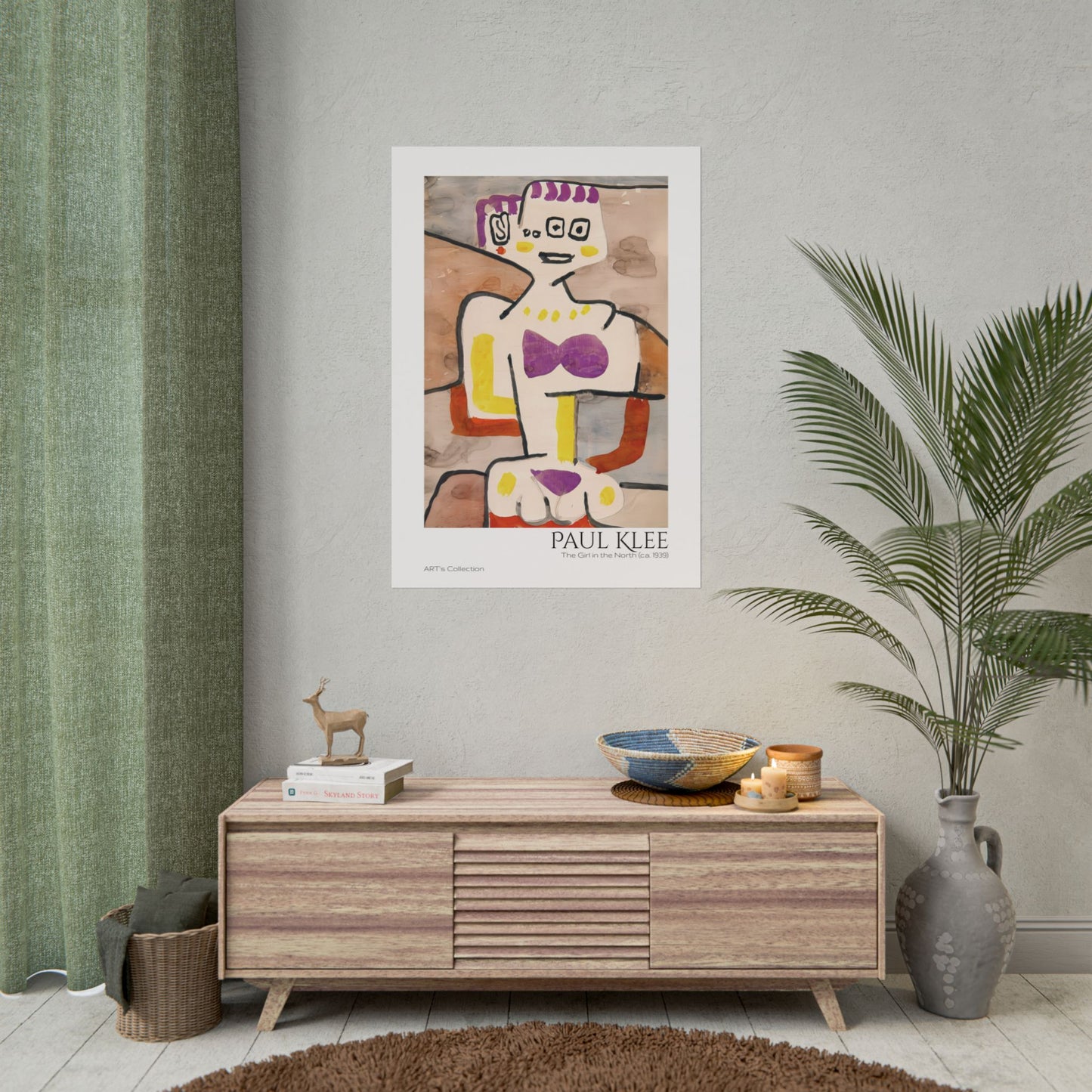 The Girl in the North (ca. 1939) by Paul Klee / Affiche imprimée - Série ART's Collection