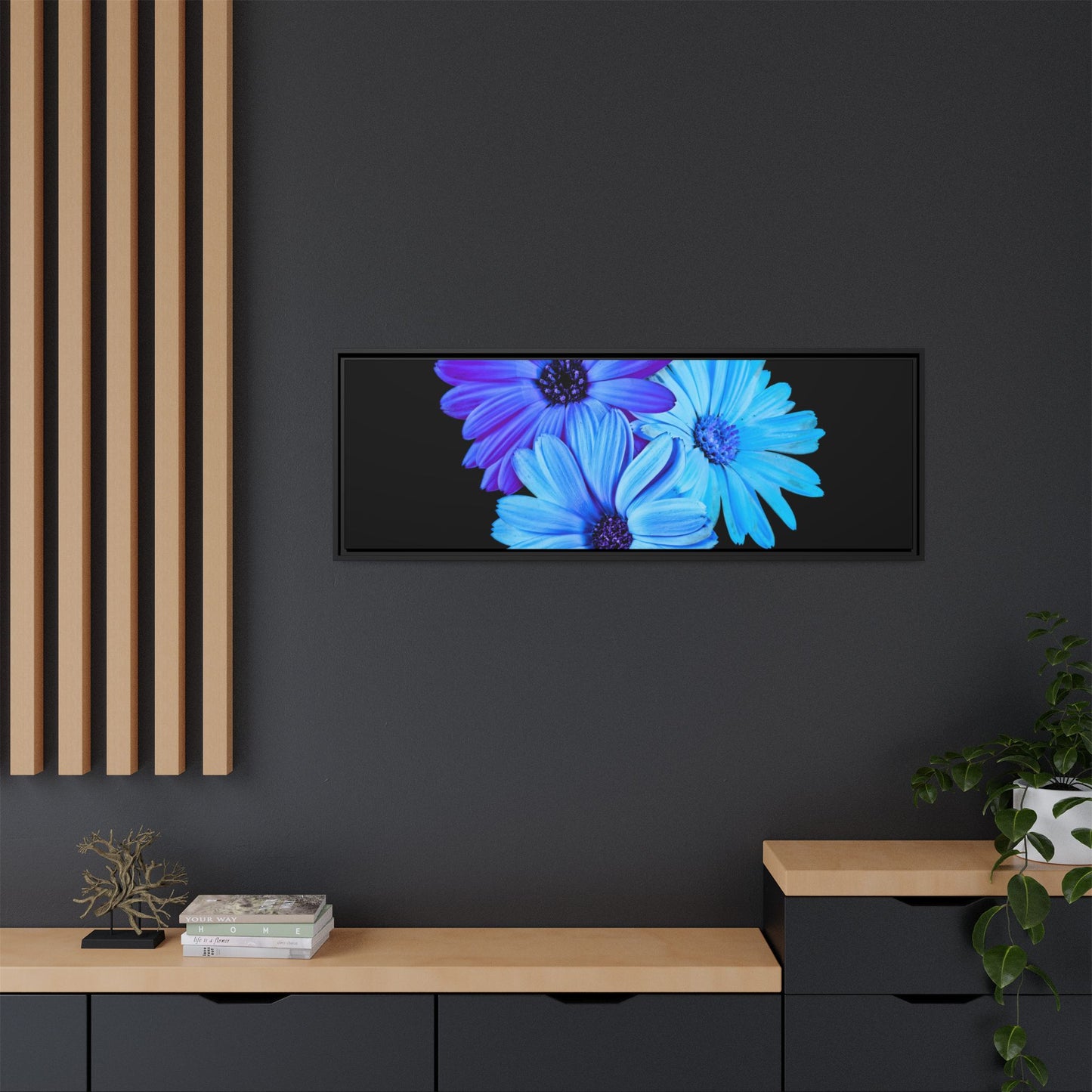 Collection Signature "FLORAL Numéro 2" sur Toile encadrée avec caisse américaine