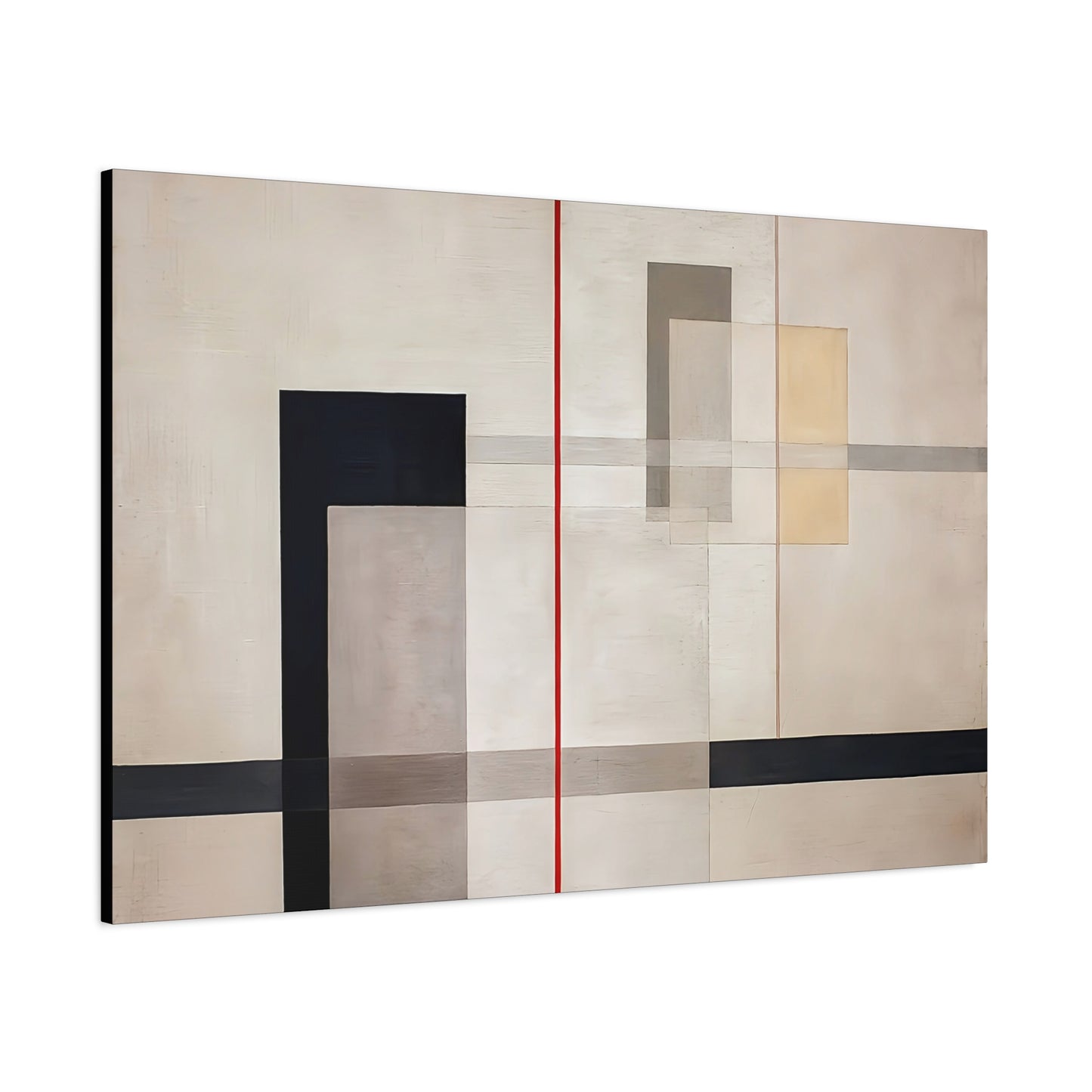 K VII (1922) by László Moholy-Nagy / Reproduction Fine Art sur Toile / Flanc Large Epaisseur 3.2 cm - 1.25 inch
