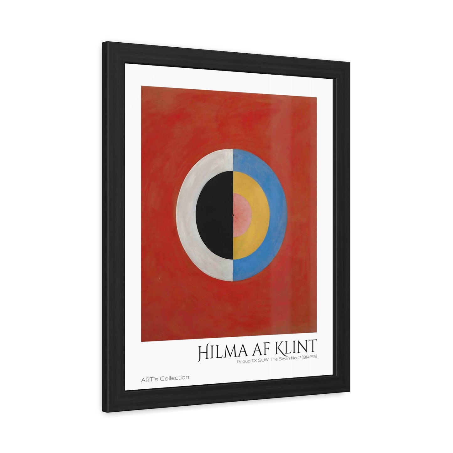Group IX,SUW, No. 17. The Swan, No. 17 (1914-1915) by Hilma af Klint / Affiche Encadrée série ART's Collection