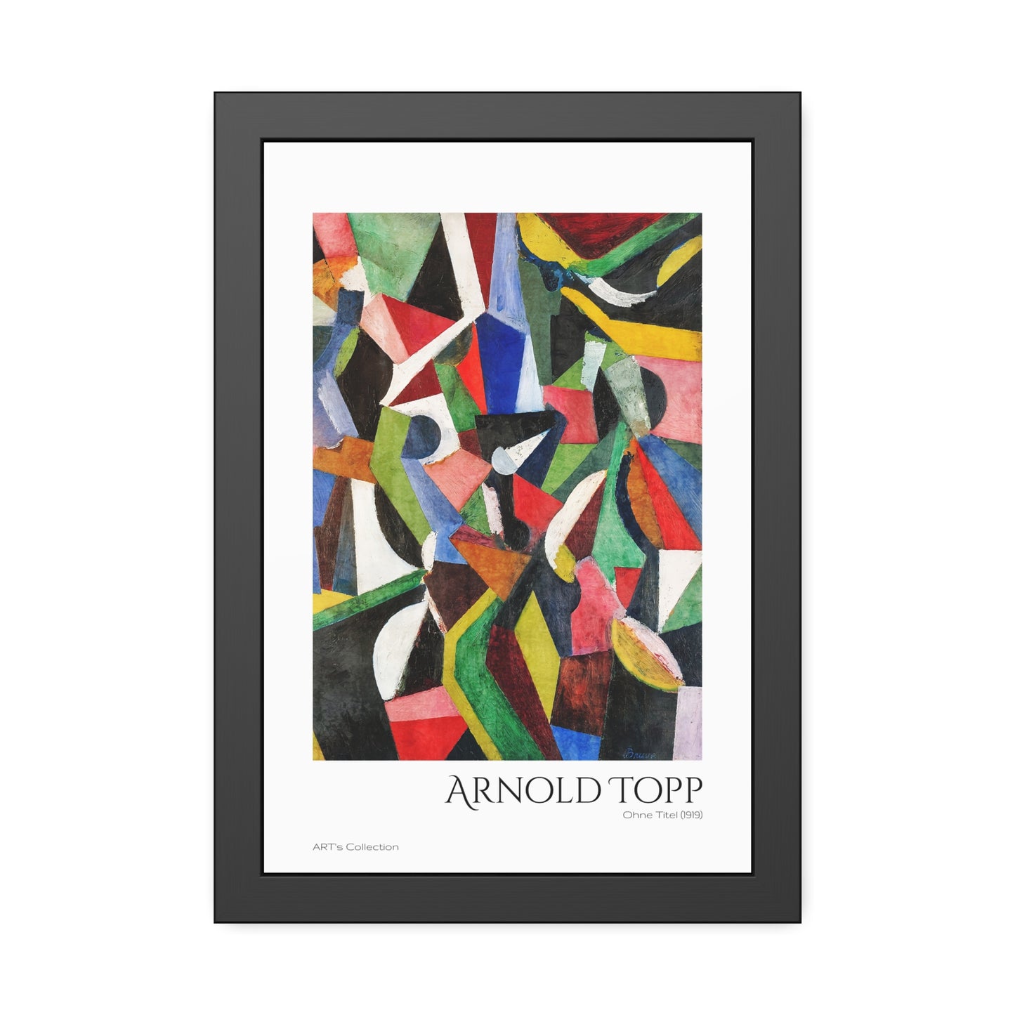 Ohne Titel (1919) by Arnold Topp / Affiche Encadrée série ART's Collection