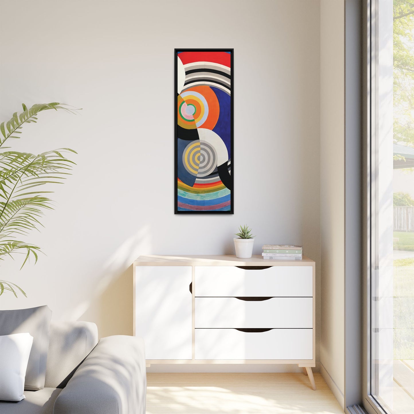 Rythme Numéro 2 (1938) by Robert Delaunay / Toile encadrée sur caisse américaine