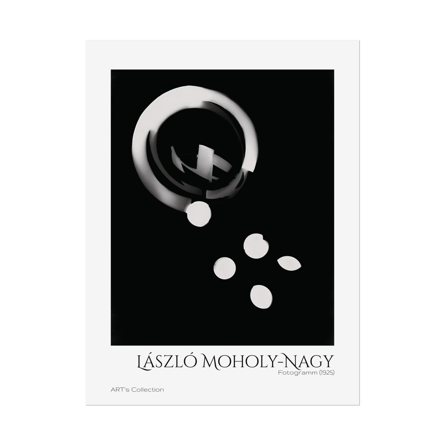 Fotogramm (1925) by László Moholy-Nagy / Affiche imprimée - Série ART's Collection