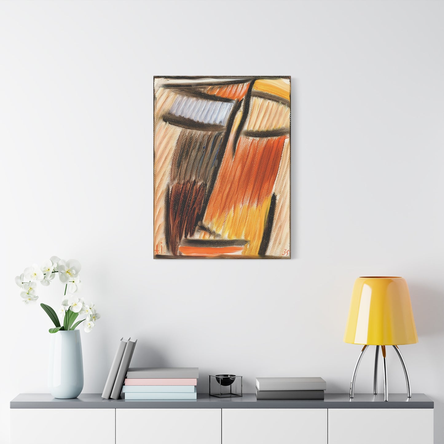 Meditation (1937) by Alexej von Jawlensky / Reproduction Fine Art sur Toile / Epaisseur 3.2 cm - 1.25 inch