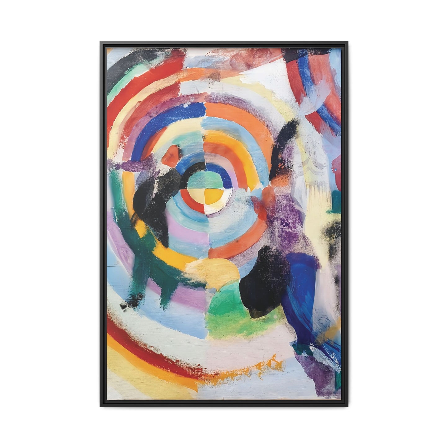 Crimes of Passion (1914) by Robert Delaunay / Toile encadrée sur caisse américaine