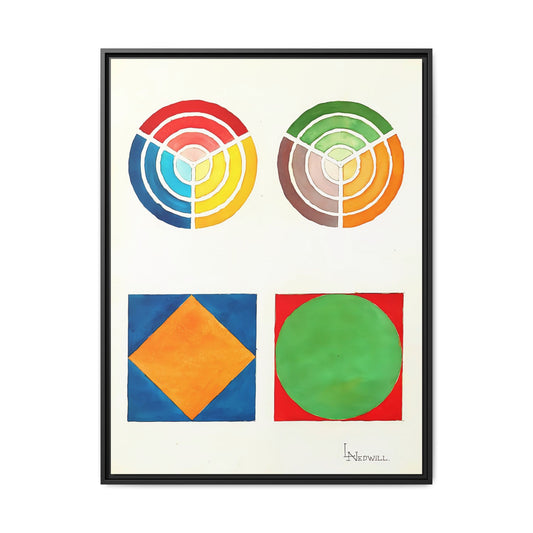 Portfolio, Historic Ornament (ca 1900) by Elizabeth A. Nedwill / Toile encadrée sur caisse américaine