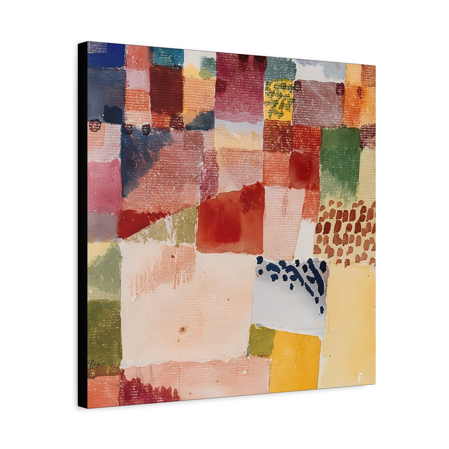 Motif from Hammamet (1914) by Paul Klee / Reproduction Fine Art sur Toile / Epaisseur 3,2cm - 1'25 po