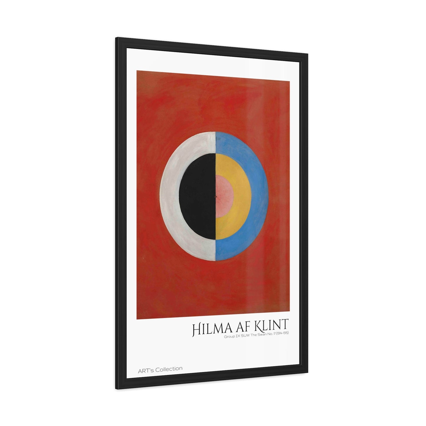 Group IX,SUW, No. 17. The Swan, No. 17 (1914-1915) by Hilma af Klint / Affiche Encadrée série ART's Collection