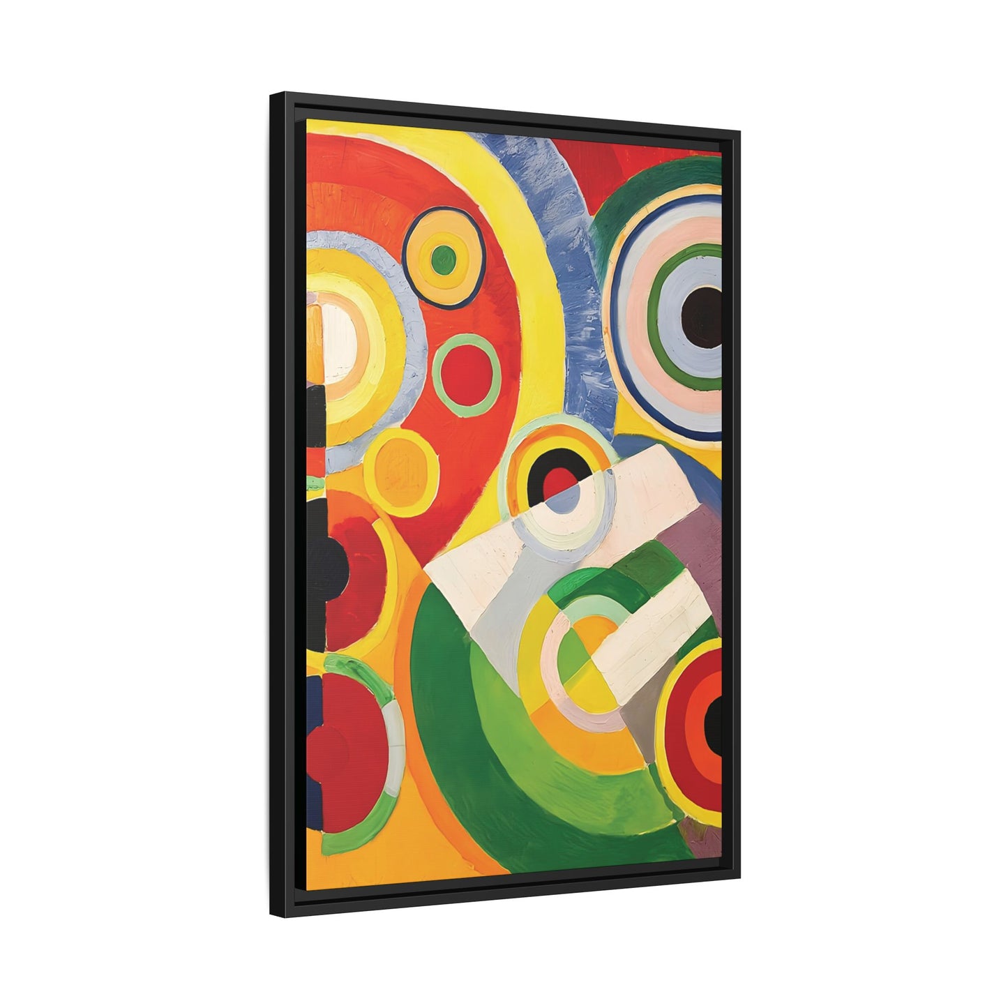 Rythme, Joie de vivre (1930) by Robert Delaunay / Toile encadrée sur caisse américaine