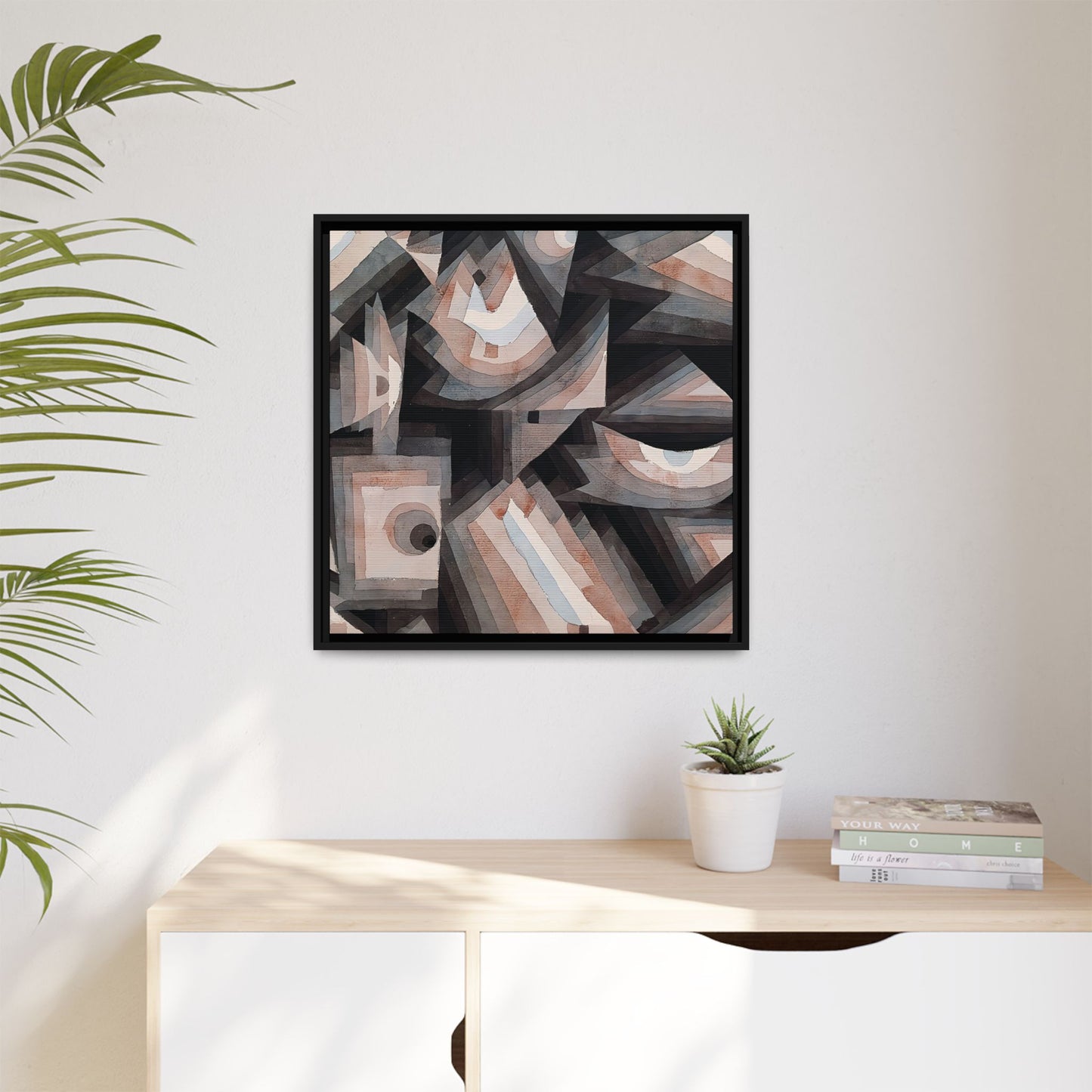 Crystal gradation (1922) by Paul Klee / Toile encadrée sur caisse américaine