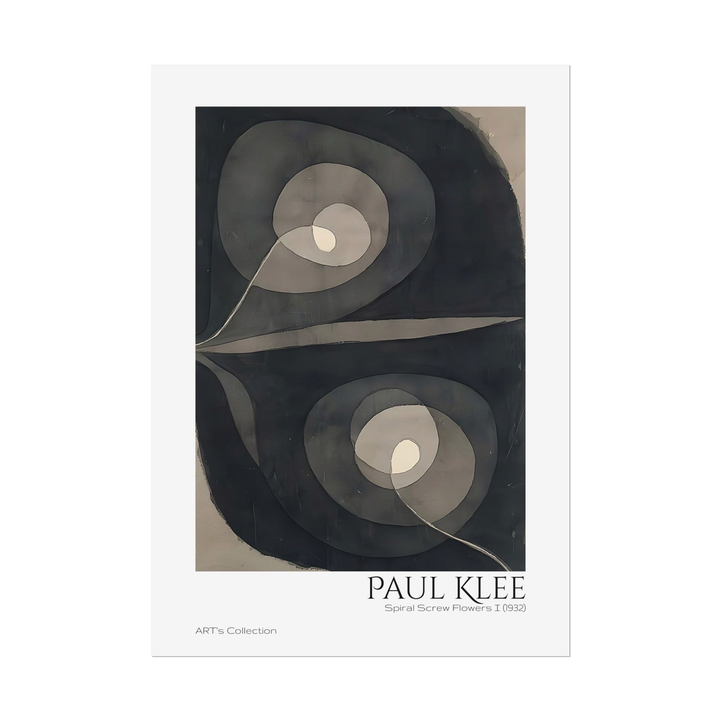 Spiral Screw Flowers I (1932) by Paul Klee / Affiche imprimée - Série ART's Collection