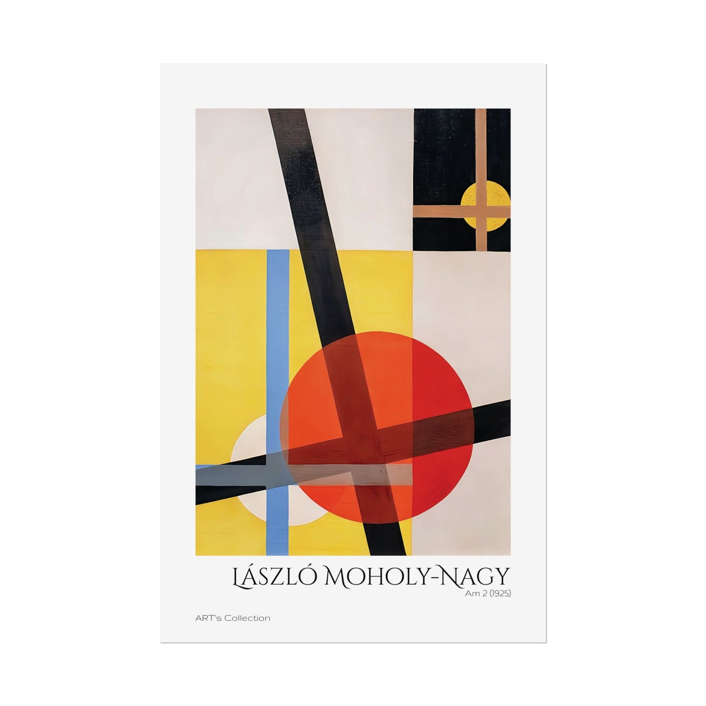 Am 2 (1925) by László Moholy-Nagy / Affiche imprimée - Série ART's Collection