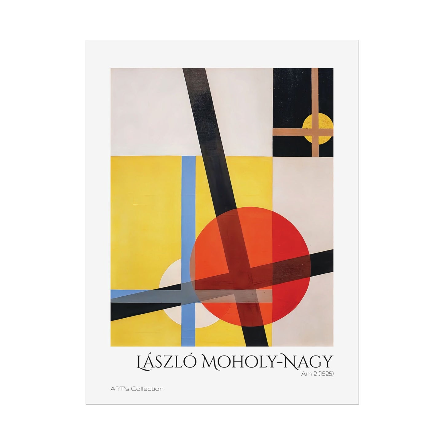 Am 2 (1925) by László Moholy-Nagy / Affiche imprimée - Série ART's Collection