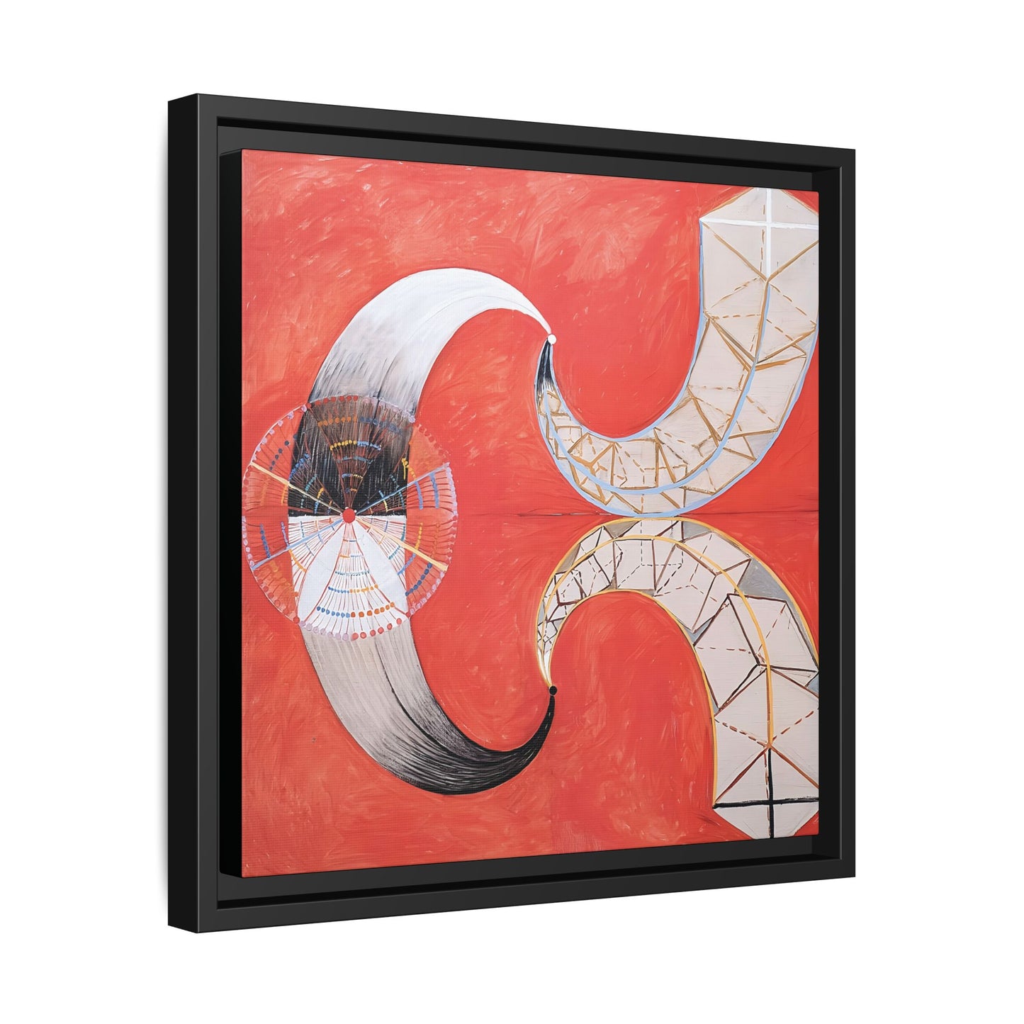 Group IX-SUW, The Swan, No. 9 (1915) by Hilma af Klint / Toile encadrée sur caisse américaine
