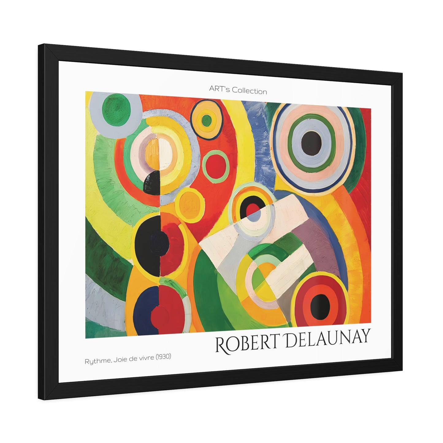 Rythme, Joie de vivre (1930) by Robert Delaunay / Affiche Encadrée série ART's Collection