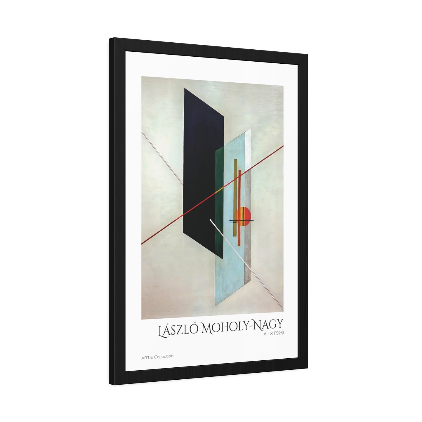 A IX (1923) by László Moholy-Nagy / Affiche Encadrée série ART's Collection