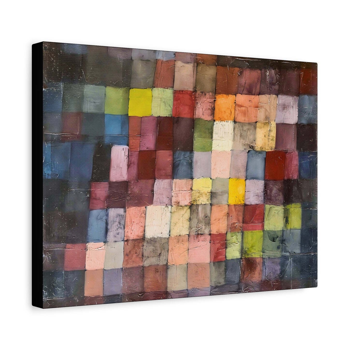 Ancient Sound (1925) by Paul Klee / Reproduction Fine Art sur Toile / Large Epaisseur 3.2 cm - 1.25 inch