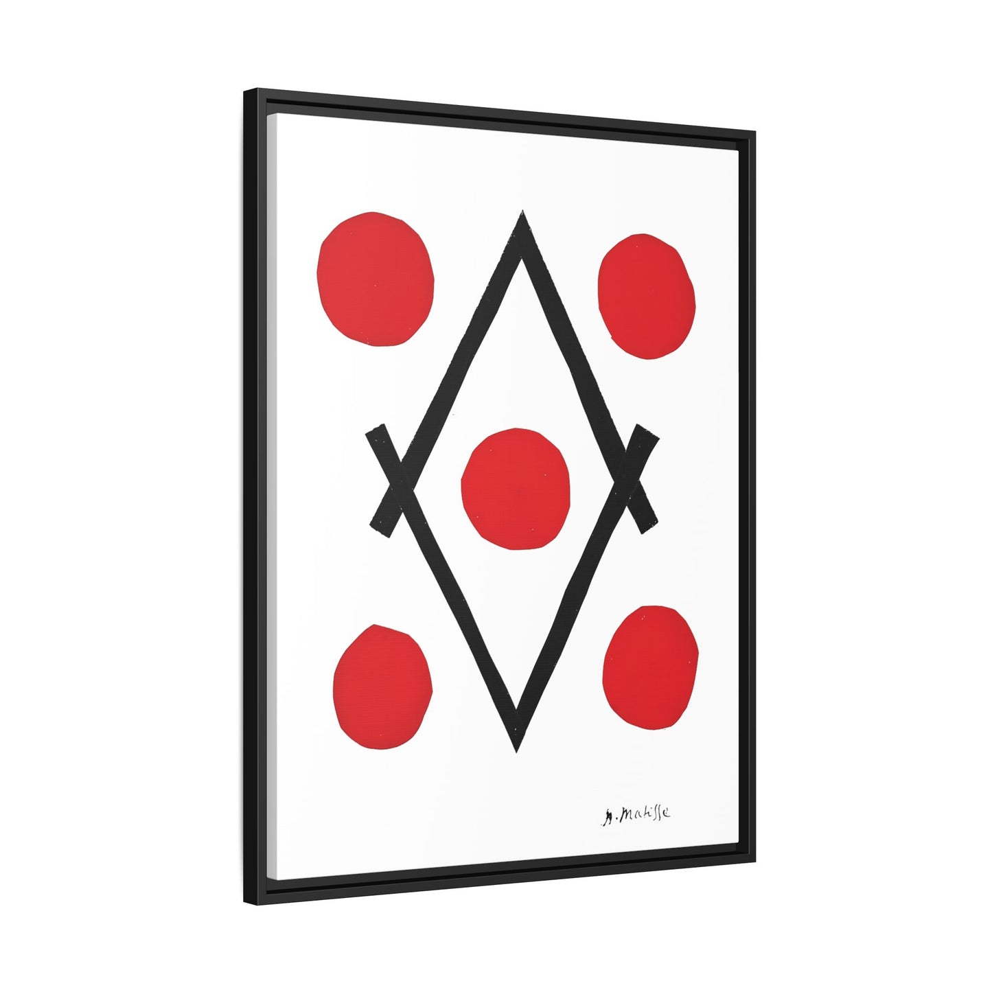 Losange (1946-1947) by Henri Matisse / Toile encadrée sur caisse américaine