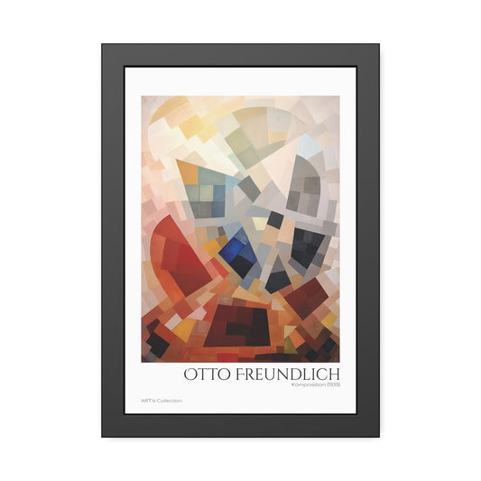 Komposition (1939) by Otto Freundlich / Affiche Encadrée série ART's Collection