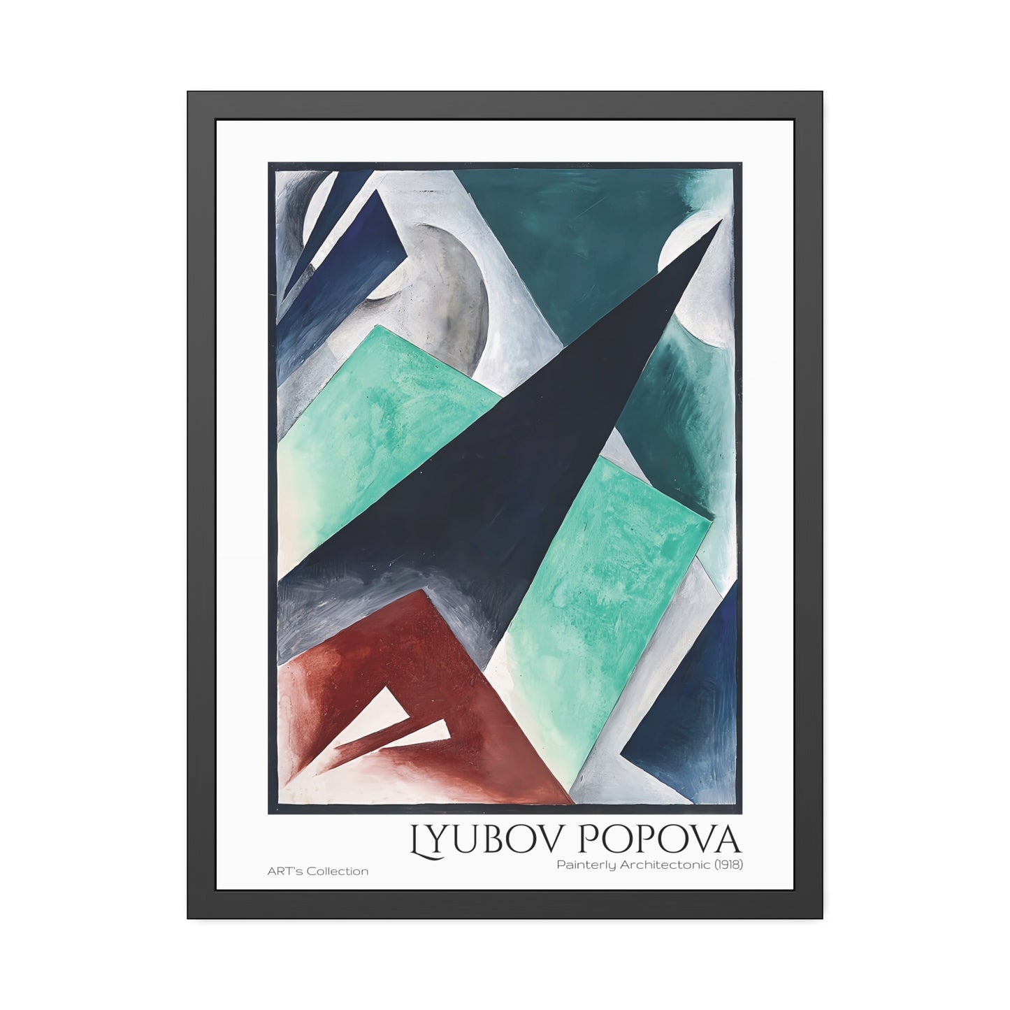 Painterly Architectonic (1918) by Lyubov Popova / Affiche Encadrée série ART's Collection