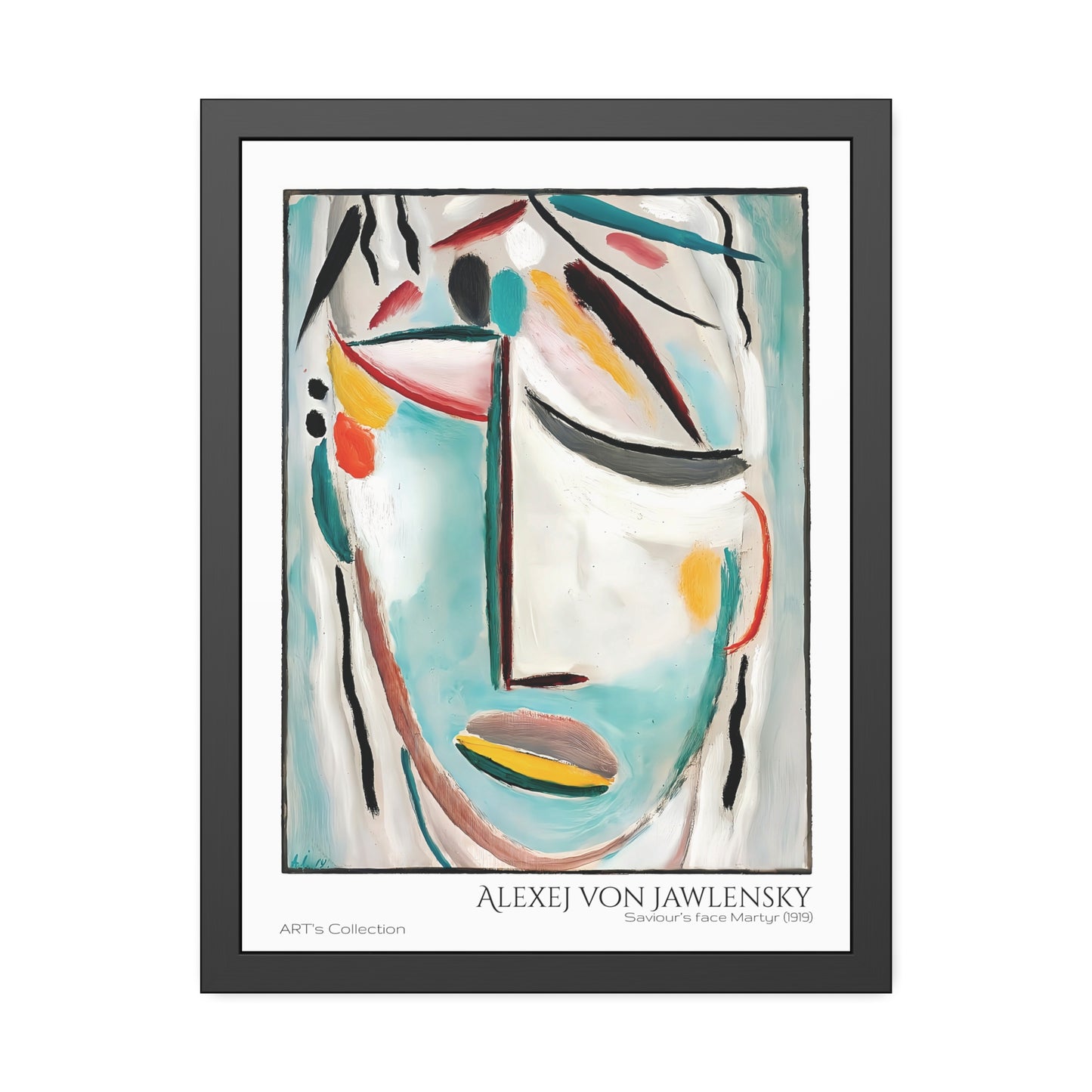 Saviour's face Martyr (1919) by Alexej von Jawlensky / Affiche Encadrée série ART's Collection