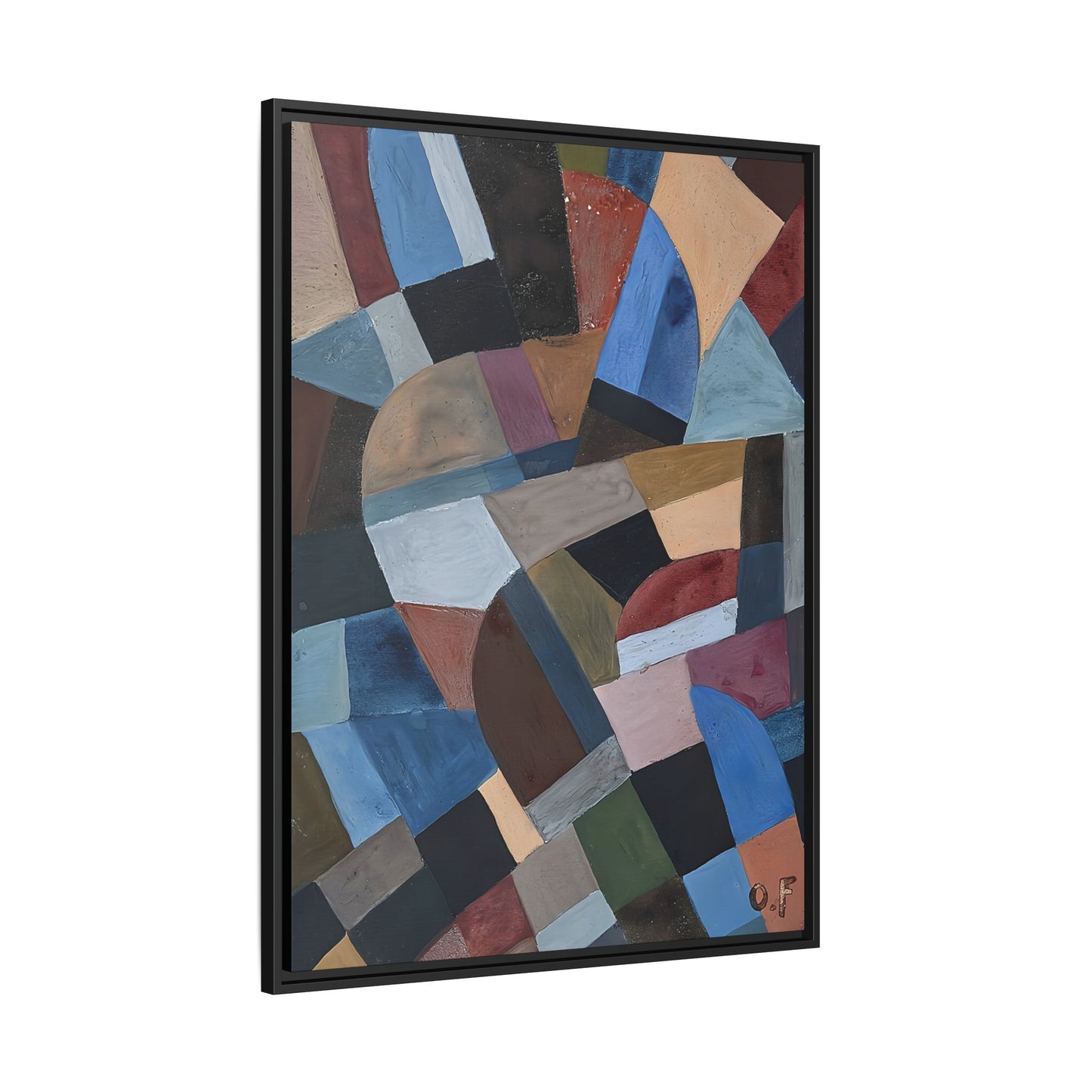 Composition by Otto Freundlich / Toile encadrée sur caisse américaine