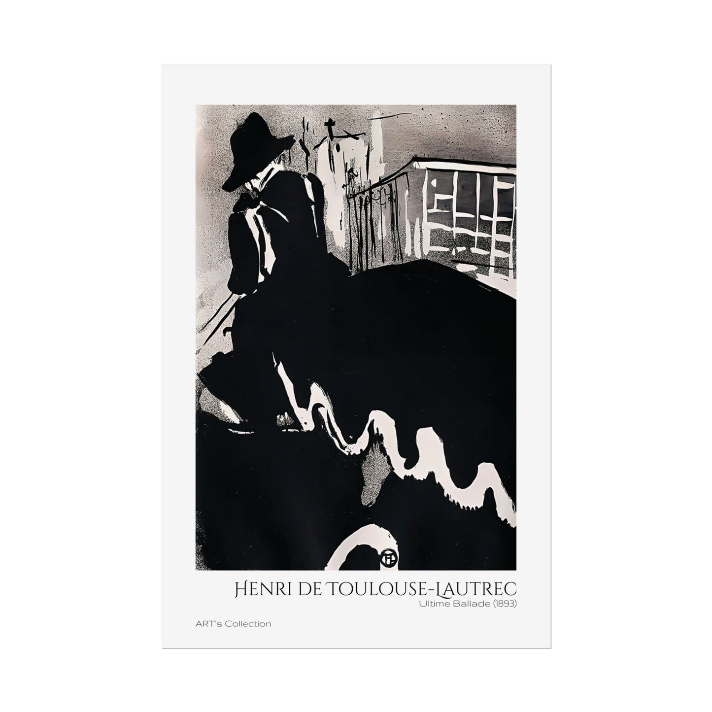 Ultime Ballade (1893) by Henri de Toulouse-Lautrec / Affiche imprimée - Série ART's Collection