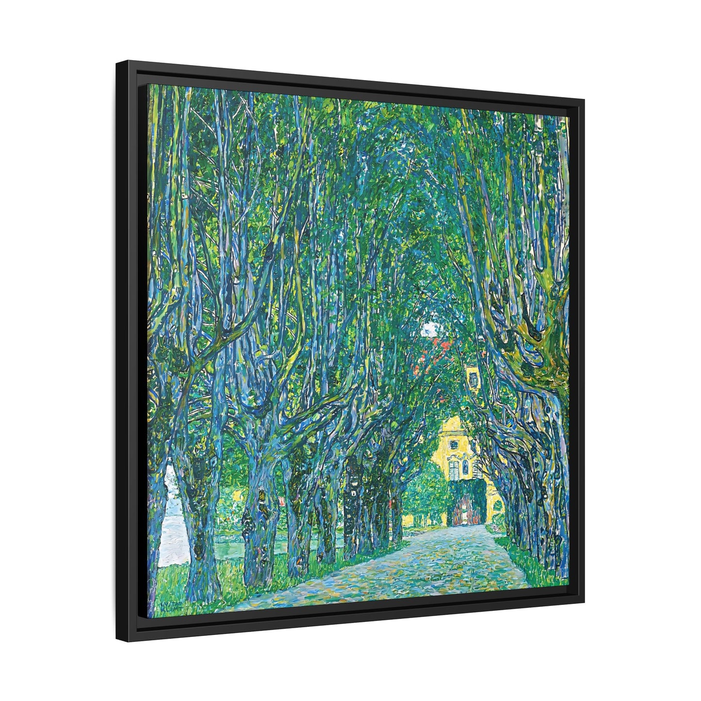 Avenue to the Kammer Castle (1912) by Gustav Klimt / Toile encadrée sur caisse américaine