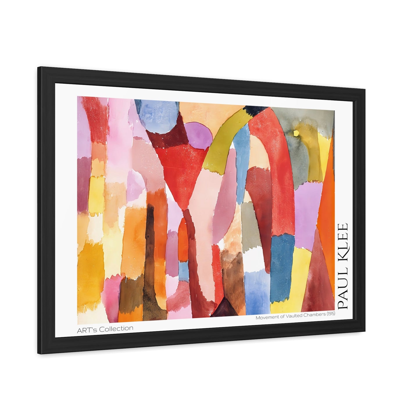 Movement of Vaulted Chambers (1915) by Paul Klee / Affiche Encadrée série ART's Collection