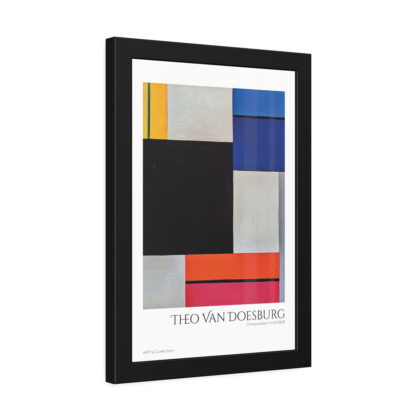Composition XXI (1923) by Theo Van Doesburg / Affiche Encadrée série ART's Collection