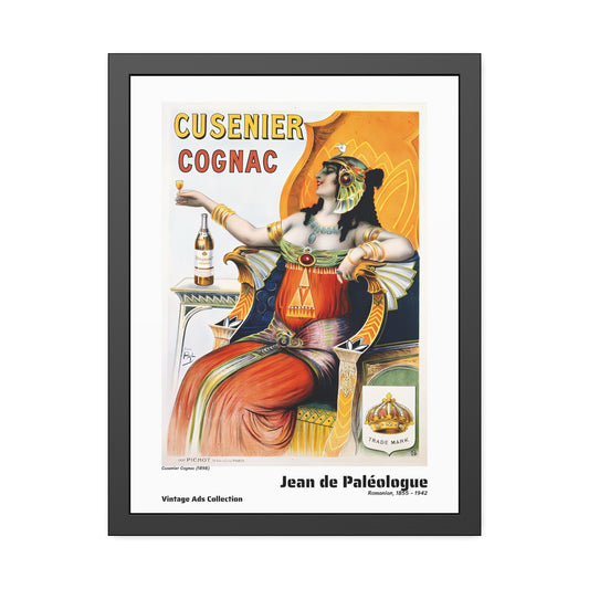 Cusenier Cognac (1898) by Jean de Paléologue / Affiche Encadrée Série Vintage Ads Collection