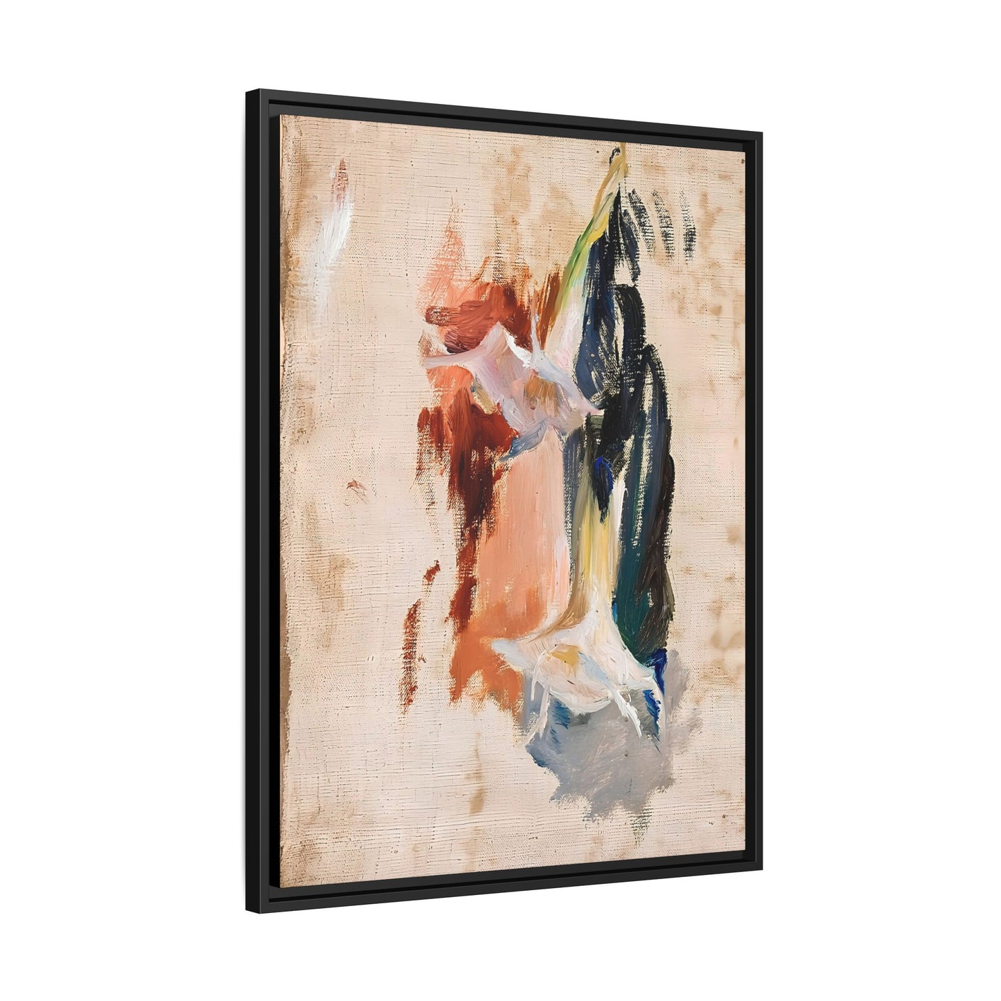 Study of a flower by Jan Ciaglinski / Toile encadrée sur caisse américaine