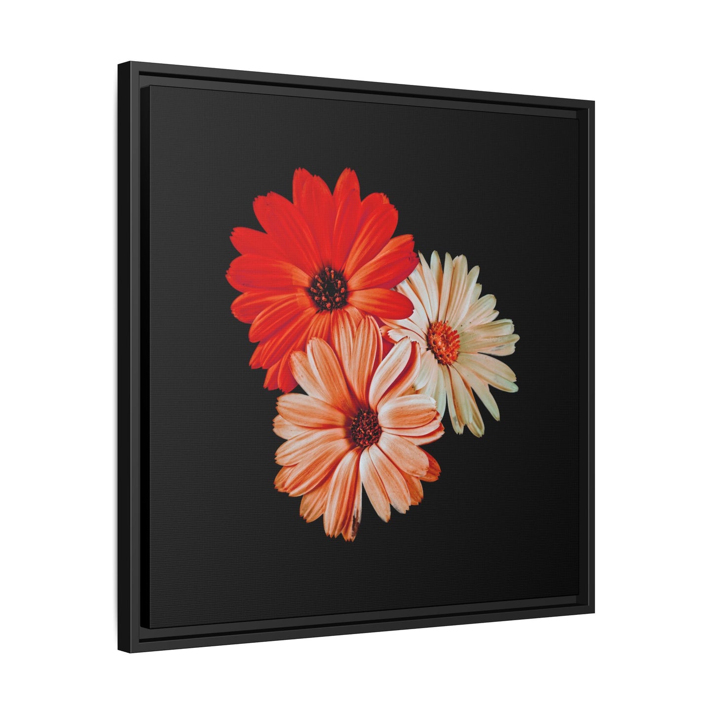 Collection Signature "FLORAL Numéro 7" sur Toile encadrée avec caisse américaine