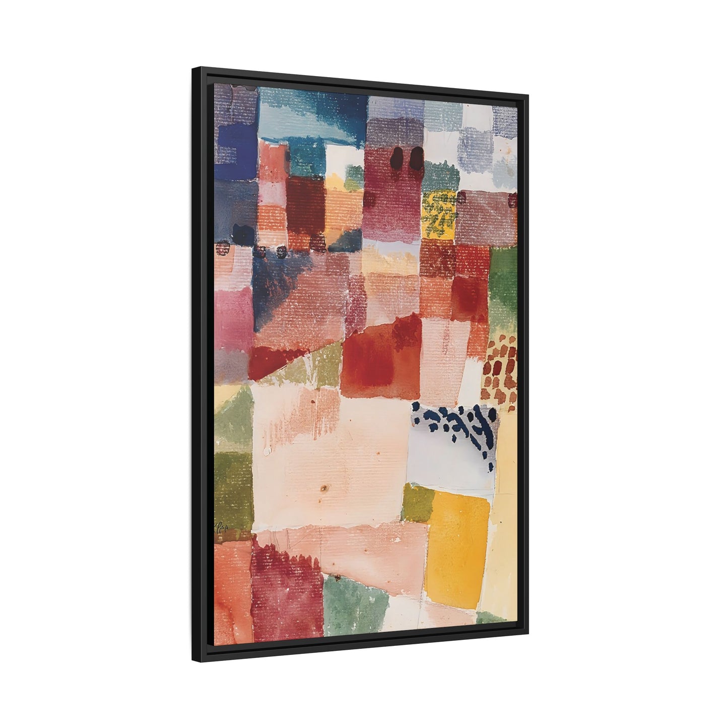 Motif from Hammamet (1914) by Paul Klee / Toile encadrée sur caisse américaine