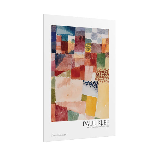 Motif from Hammamet (1914) by Paul Klee / Affiche imprimée - Série ART's Collection
