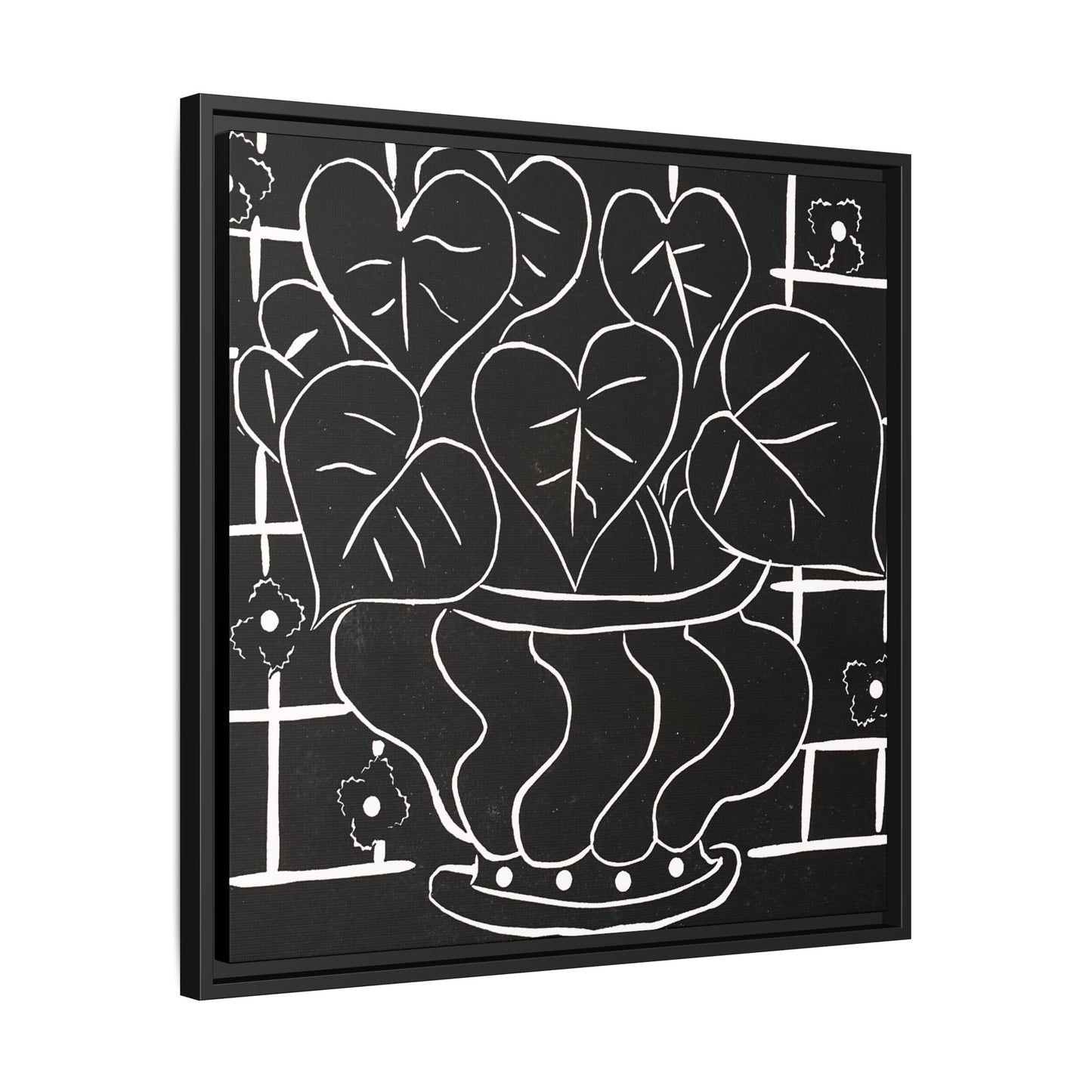 Corbeille de bégonias I (1938) by Henri Matisse / Toile encadrée sur caisse américaine
