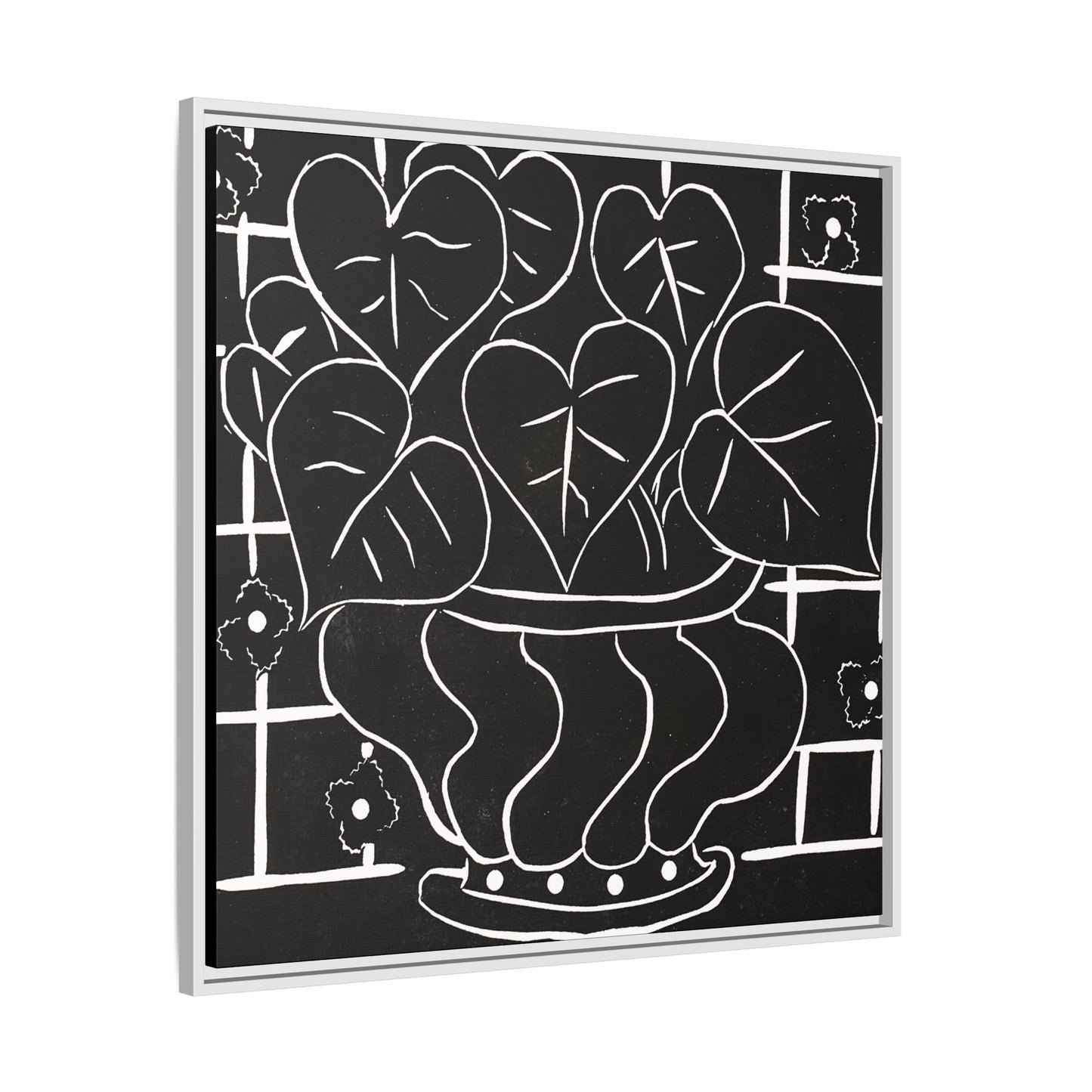 Corbeille de bégonias I (1938) by Henri Matisse / Toile encadrée sur caisse américaine