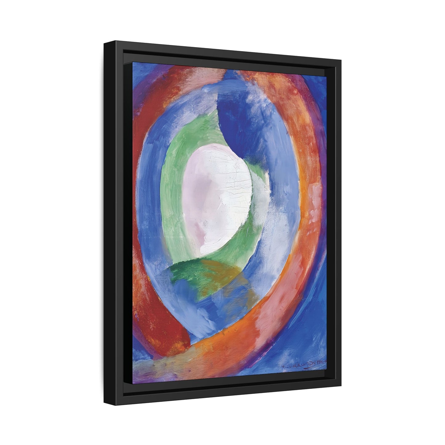 Formes circulaires Lune Numéro 1 (1913) by Robert Delaunay / Toile encadrée sur caisse américaine