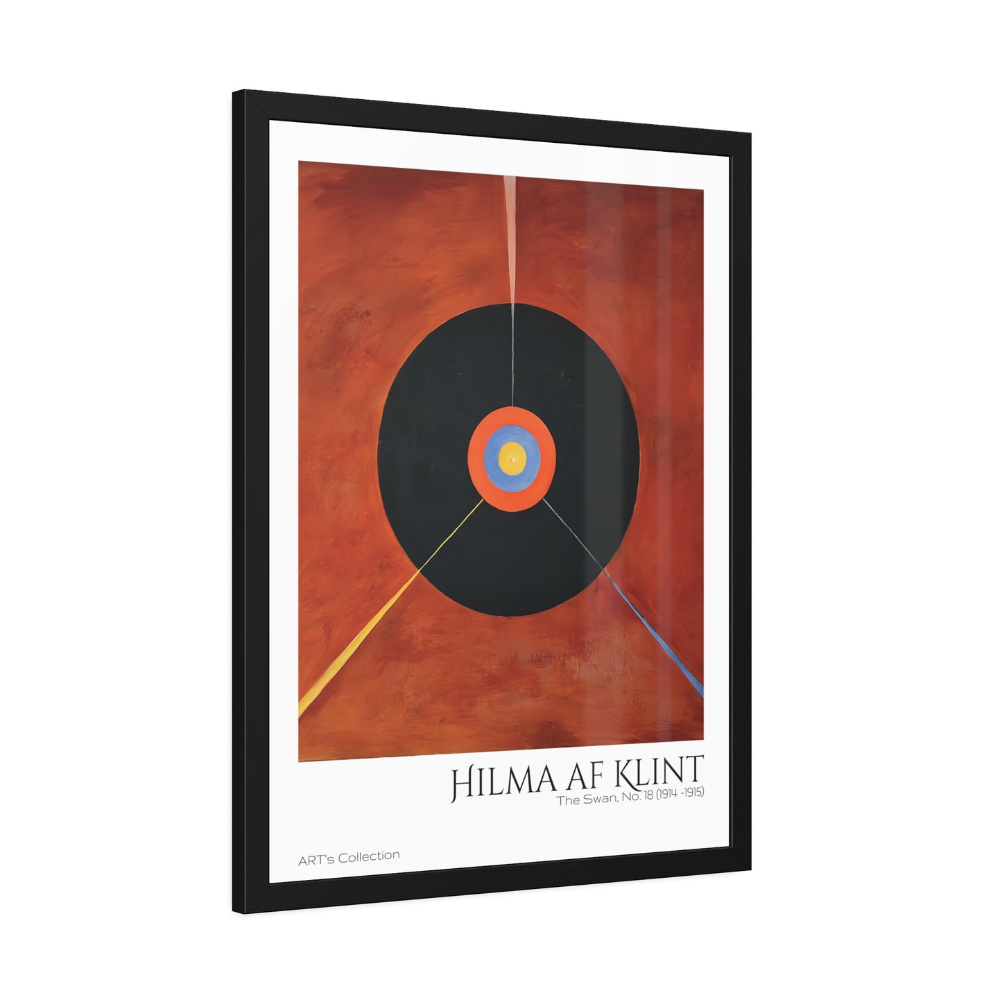 The Swan, No. 18 (1914 -1915) by Hilma af Klint / Affiche Encadrée série ART's Collection