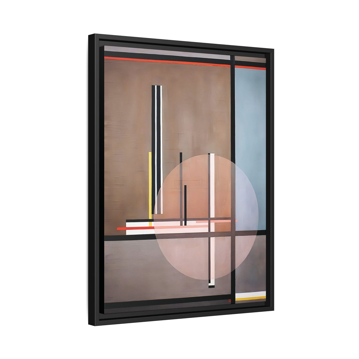 Lis (1922) by László Moholy-Nagy / Toile encadrée sur caisse américaine
