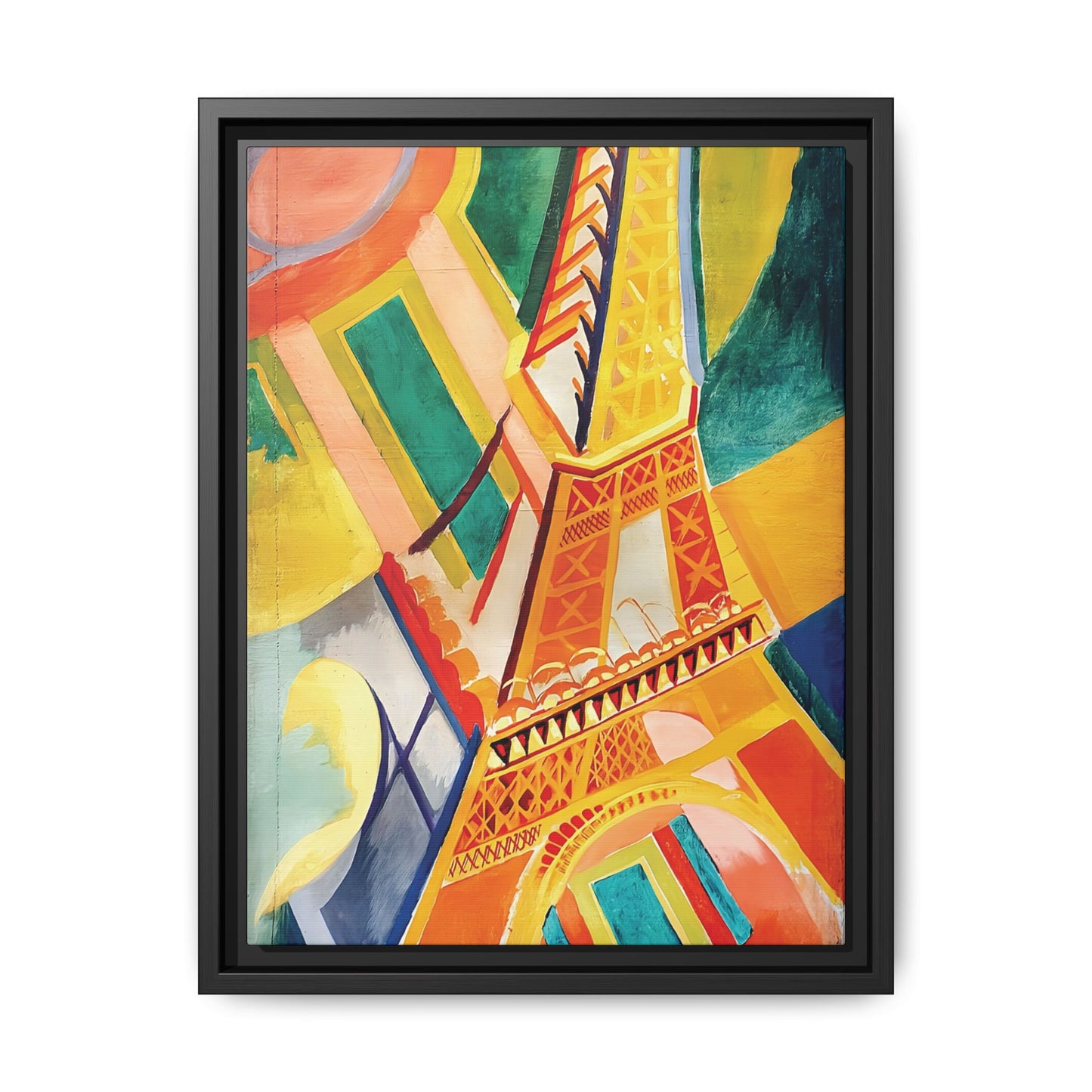 Tour Eiffel (1926) by Robert Delaunay / Toile encadrée sur caisse américaine